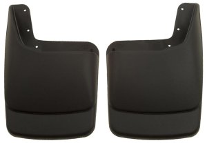 Ford F-350 Super Duty Mud Guards - Rear - Husky Liners - Custom-Molded, With Fender Flares, FormFit Design - `99-`09
